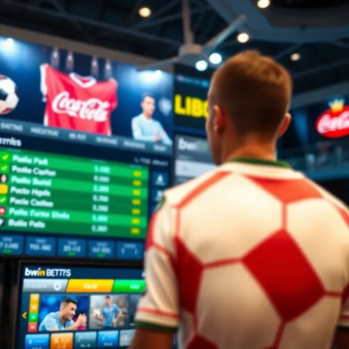 Live Football Betting on bwin Live for Nigerian Players Screenshot of bwin Live platform showing live football betting options for Nigerian users