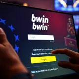 User entering login credentials on Bwin Uganda platform