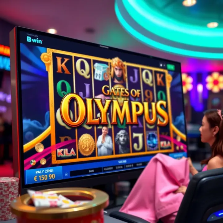 A vibrant online casino interface showcasing the Gates of Olympus slot game with Nigerian currency symbols