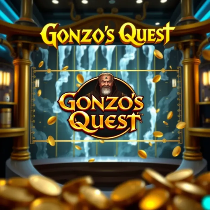 Exciting bonus round animation featuring free falls and multipliers in Gonzo's Quest slot