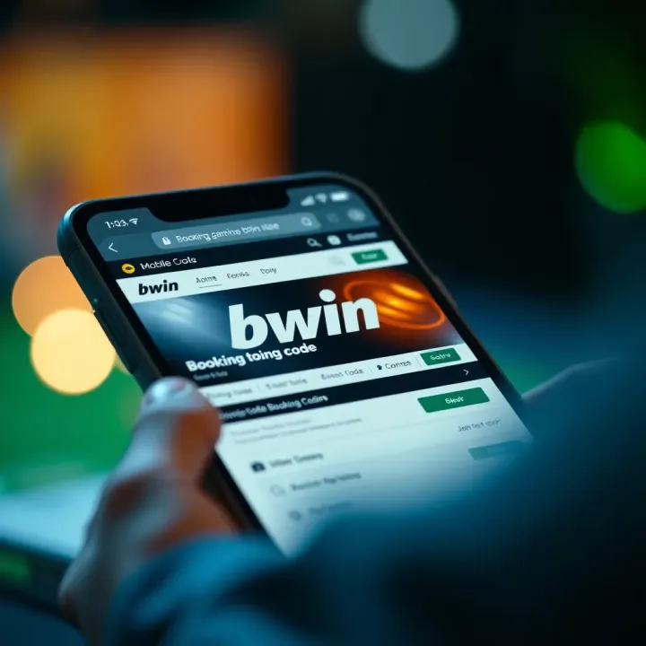 Mobile browser displaying the bwin mobile website interface for betting