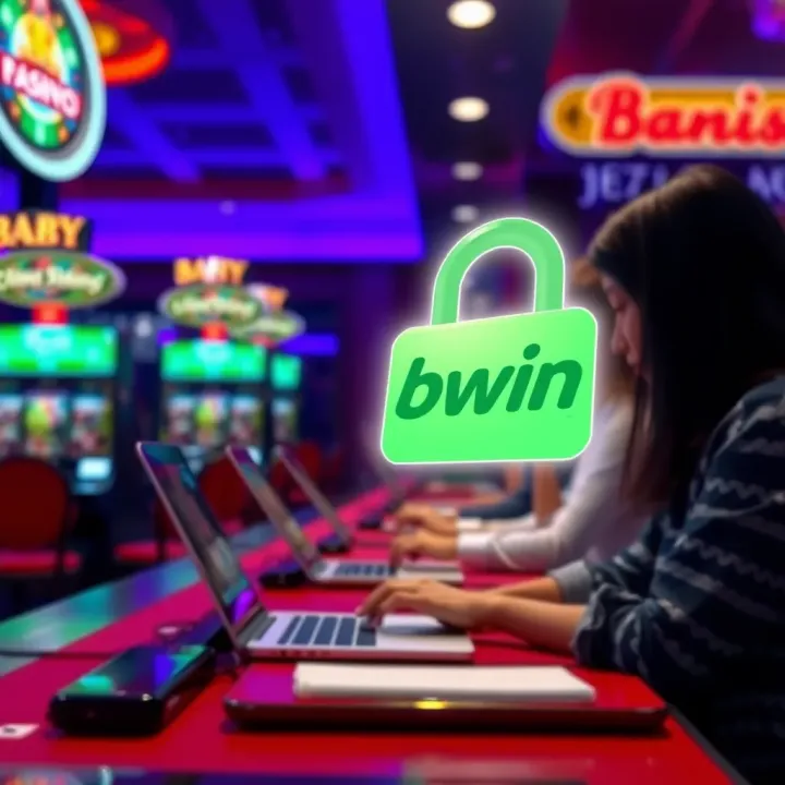 Illustration of secure online transaction with Paystack for Bwin account funding