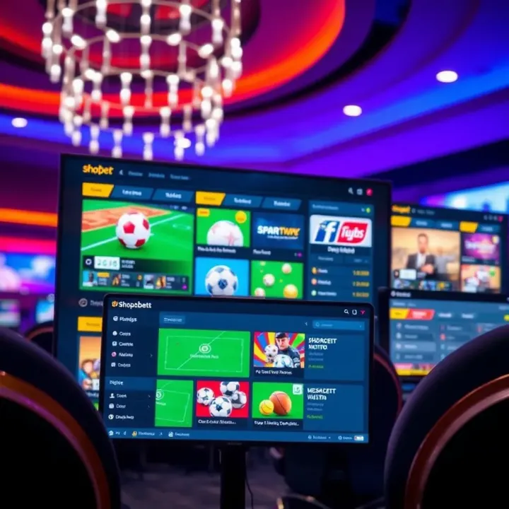 User-friendly interface of Shopbet Bwin displaying various sports betting options available in Nigeria