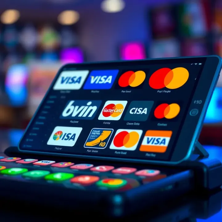 Various payment method icons supported by Bwin displayed on a digital device